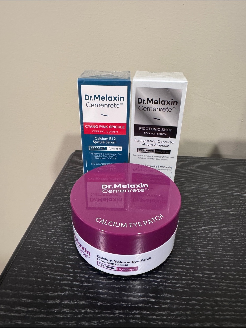 Dr.Melaxin Bundle! Calcium Eye Patch, Pictonic Shot and Cyano Pink Spicule